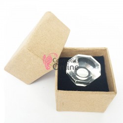 Inel pentru Adezivul de Gene, cu suport din sticla